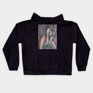 Posing - Female Nude Kids Hoodie